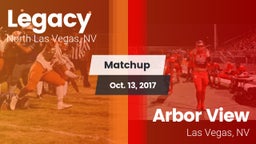 Matchup: Legacy  vs. Arbor View  2017