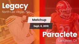 Matchup: Legacy  vs. Paraclete  2019