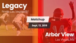Matchup: Legacy  vs. Arbor View  2019