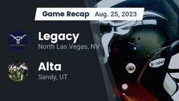 Recap: Legacy  vs. Alta  2023