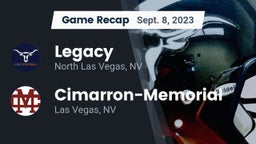Recap: Legacy  vs. Cimarron-Memorial  2023