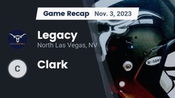 Recap: Legacy  vs. Clark 2023