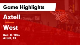 Axtell  vs West Game Highlights - Dec. 8, 2023