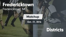 Matchup: Fredericktown High vs. Districts 2016