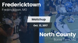 Matchup: Fredericktown High vs. North County  2017