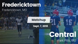 Matchup: Fredericktown High vs. Central  2018