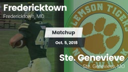 Matchup: Fredericktown High vs. Ste. Genevieve  2018