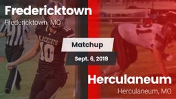 Matchup: Fredericktown High vs. Herculaneum  2019