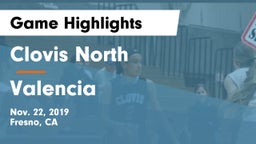 Clovis North  vs Valencia  Game Highlights - Nov. 22, 2019