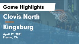 Clovis North  vs Kingsburg  Game Highlights - April 12, 2021