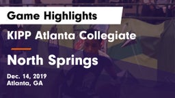 KIPP Atlanta Collegiate vs North Springs  Game Highlights - Dec. 14, 2019