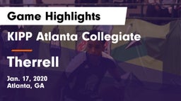 KIPP Atlanta Collegiate vs Therrell  Game Highlights - Jan. 17, 2020