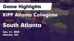 KIPP Atlanta Collegiate vs South Atlanta  Game Highlights - Jan. 21, 2020