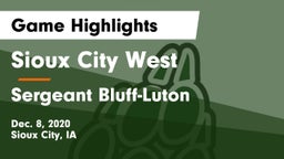 Sioux City West   vs Sergeant Bluff-Luton  Game Highlights - Dec. 8, 2020