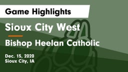 Sioux City West   vs Bishop Heelan Catholic  Game Highlights - Dec. 15, 2020