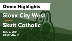 Sioux City West   vs Skutt Catholic  Game Highlights - Jan. 2, 2021
