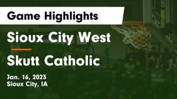 Sioux City West   vs Skutt Catholic  Game Highlights - Jan. 16, 2023