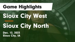 Sioux City West   vs Sioux City North  Game Highlights - Dec. 12, 2023