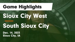 Sioux City West   vs South Sioux City  Game Highlights - Dec. 14, 2023