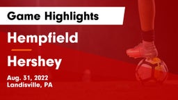 Hempfield  vs Hershey  Game Highlights - Aug. 31, 2022