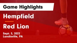 Hempfield  vs Red Lion  Game Highlights - Sept. 3, 2022