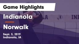 Indianola  vs Norwalk  Game Highlights - Sept. 3, 2019