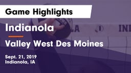 Indianola  vs Valley West Des Moines Game Highlights - Sept. 21, 2019