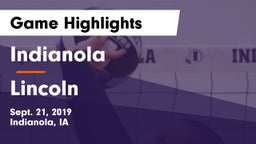 Indianola  vs Lincoln  Game Highlights - Sept. 21, 2019