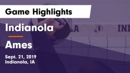 Indianola  vs Ames  Game Highlights - Sept. 21, 2019