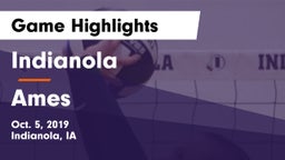 Indianola  vs Ames  Game Highlights - Oct. 5, 2019