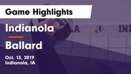 Indianola  vs Ballard  Game Highlights - Oct. 13, 2019