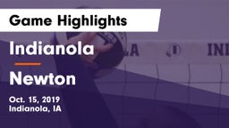 Indianola  vs Newton   Game Highlights - Oct. 15, 2019