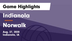 Indianola  vs Norwalk  Game Highlights - Aug. 27, 2020