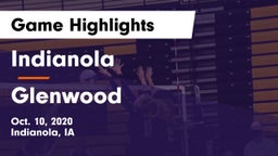 Indianola  vs Glenwood  Game Highlights - Oct. 10, 2020