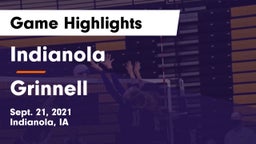 Indianola  vs Grinnell  Game Highlights - Sept. 21, 2021