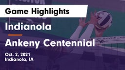 Indianola  vs Ankeny Centennial  Game Highlights - Oct. 2, 2021