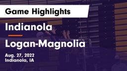Indianola  vs Logan-Magnolia  Game Highlights - Aug. 27, 2022