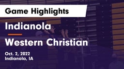 Indianola  vs Western Christian  Game Highlights - Oct. 2, 2022