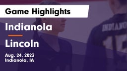 Indianola  vs Lincoln  Game Highlights - Aug. 24, 2023