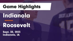 Indianola  vs Roosevelt  Game Highlights - Sept. 30, 2023