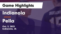 Indianola  vs Pella  Game Highlights - Oct. 3, 2023