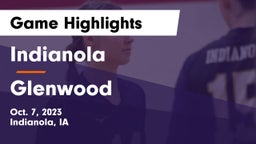 Indianola  vs Glenwood  Game Highlights - Oct. 7, 2023