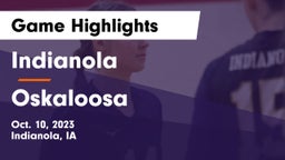 Indianola  vs Oskaloosa  Game Highlights - Oct. 10, 2023