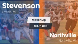Matchup: Stevenson High vs. Northville  2016