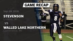 Recap: Stevenson  vs. Walled Lake Northern  2016
