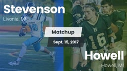 Matchup: Stevenson High vs. Howell  2017