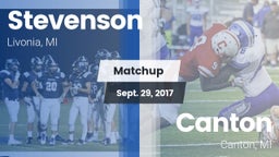 Matchup: Stevenson High vs. Canton  2017