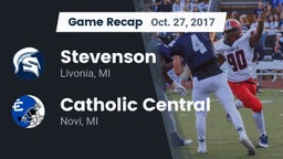Recap: Stevenson  vs. Catholic Central  2017