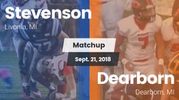 Matchup: Stevenson High vs. Dearborn  2018