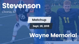 Matchup: Stevenson High vs. Wayne Memorial  2018